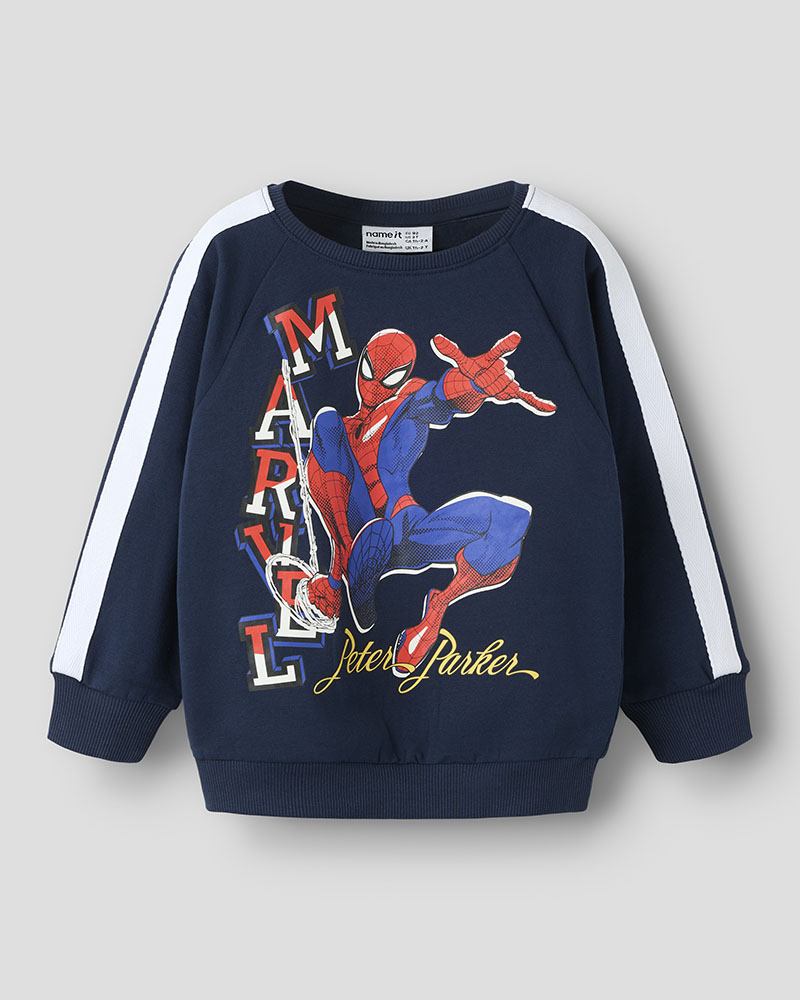 NAME IT NMMOLINDO SPIDER NREG SWEAT BRU MAR - 13262062