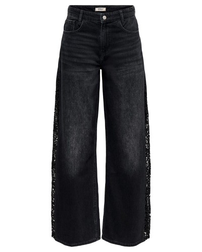 ONLY ONLALANIS HW WIDE LACE DNM MAS - 15384847