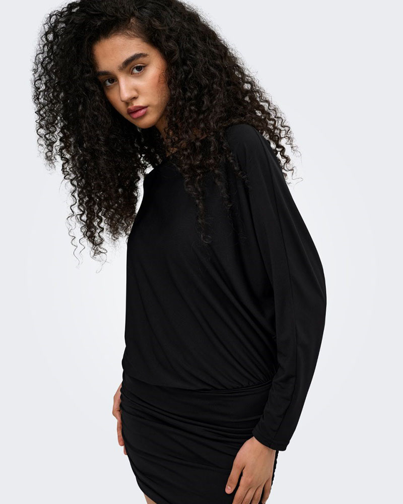 ONLY ONLARIA L/S BAT DRESS JRS - 15384892