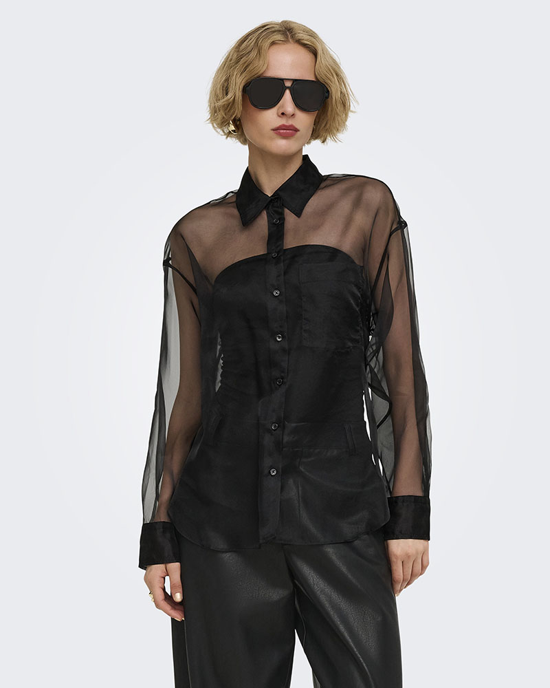 ONLY ONLPRAIA L/S BUTTON SHIRT WVN - 15383622 ONLY ONLPRAIA L/S BUTTON SHIRT WVN - 15383622