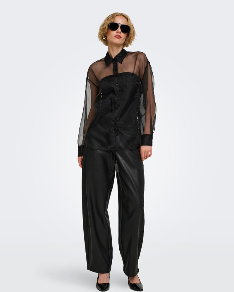 ONLY ONLPRAIA L/S BUTTON SHIRT WVN - 15383622 ONLY ONLPRAIA L/S BUTTON SHIRT WVN - 15383622