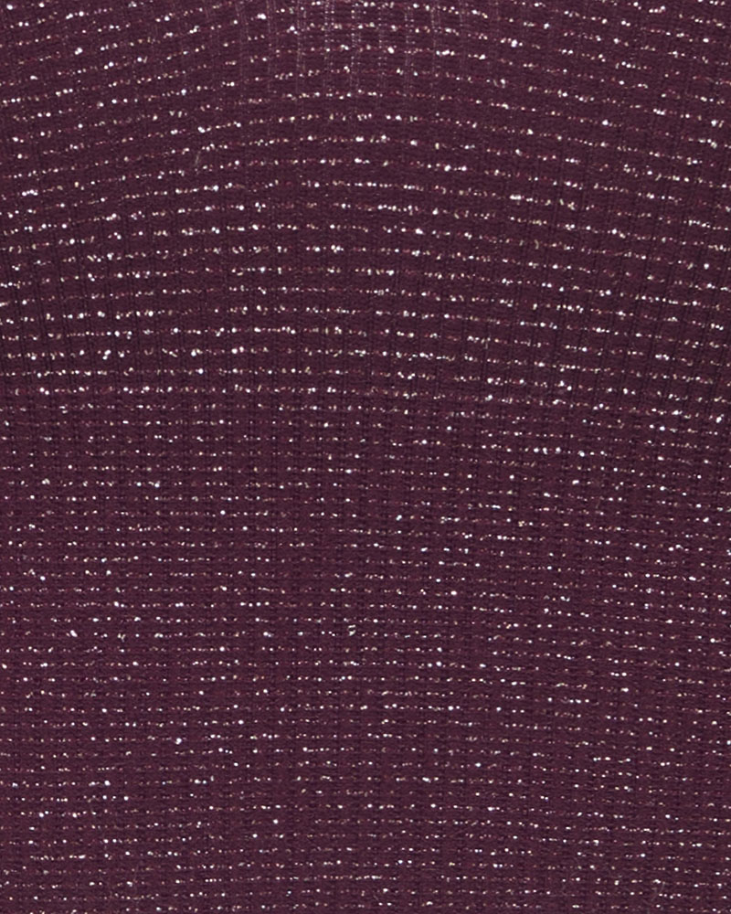 ONLY ONLVICKY GLITTER SEAMLESS V-NECK TOP ACC - 15245895