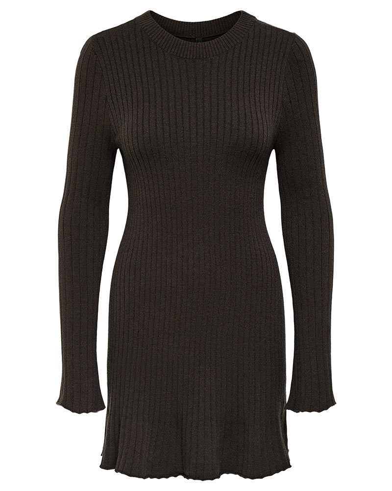 ONLY ONLMICHELLA LIFE LS O-NECK DRESS KNT - 15352211