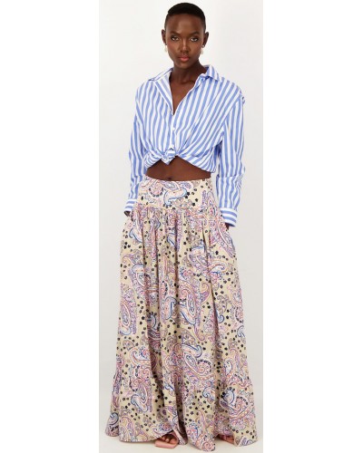 AXEL ACCESSORIES MAXI PAISLEY SKIRT - 1413-0654