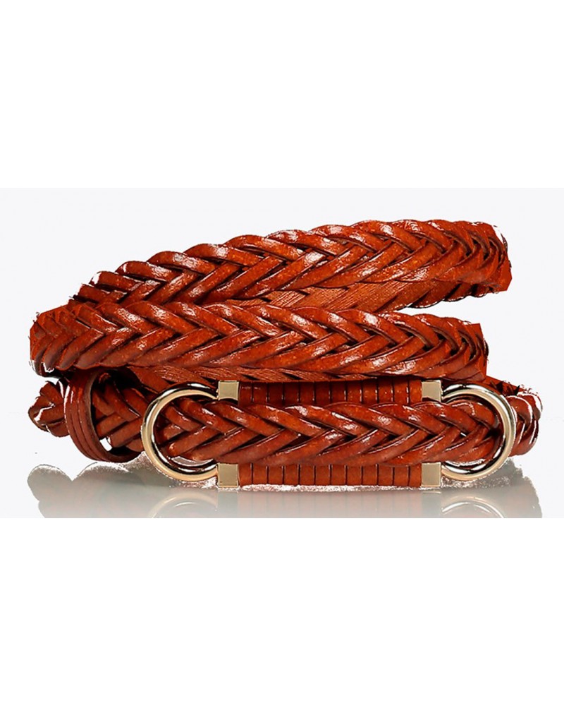 AXEL ACCESSORIES LEATHER BELT BRAIDED - 1609-0096