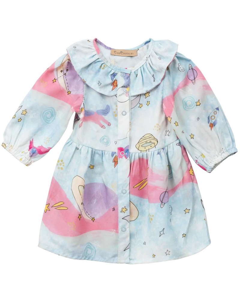 COOCOOTALES Unicorn in space dress tense baby - AW22-UISD
