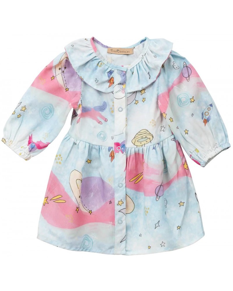 COOCOOTALES Unicorn in space dress tense baby - AW22-UISD COOCOOTALES Unicorn in space dress tense baby - AW22-UISD