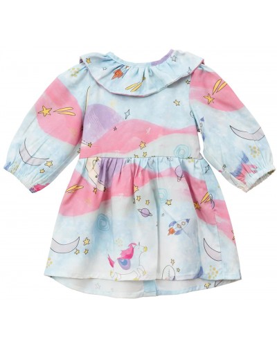 COOCOOTALES Unicorn in space dress tense baby - AW22-UISD COOCOOTALES Unicorn in space dress tense baby - AW22-UISD