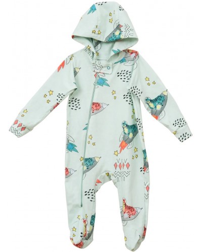 COOCOOTALES TIgers in space onesie - AW22-TISO