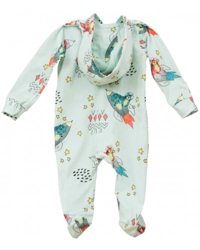 COOCOOTALES TIgers in space onesie - AW22-TISO COOCOOTALES TIgers in space onesie - AW22-TISO