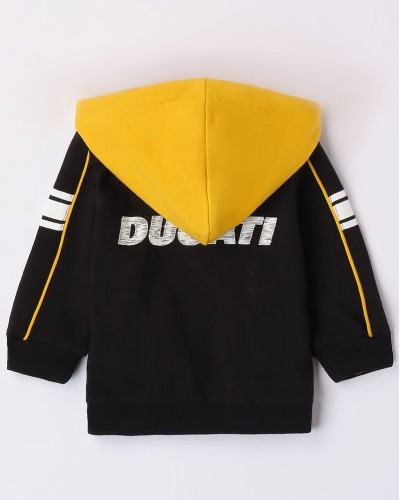 DUCATI OPEN LONG SLEEVE SWEATER WITH ZIP OR BUTTONS - G.7605/00