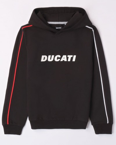 DUCATI CLOSED SWEATER WITH OR WITHOUT HOOD - G.7611/00 DUCATI CLOSED SWEATER WITH OR WITHOUT HOOD - G.7611/00