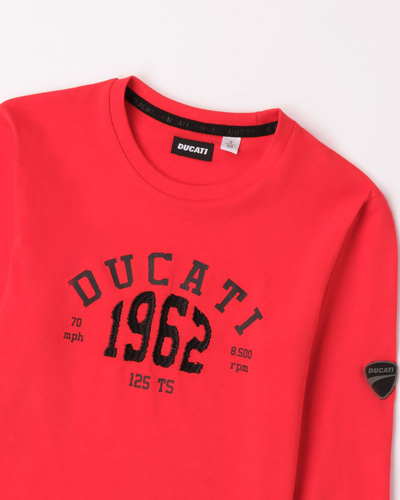 DUCATI LONG SLEEVE ROUND-NECK - G.7626/G0