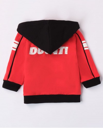 DUCATI OPEN LONG SLEEVE SWEATER WITH ZIP OR BUTTONS - G.7605/00