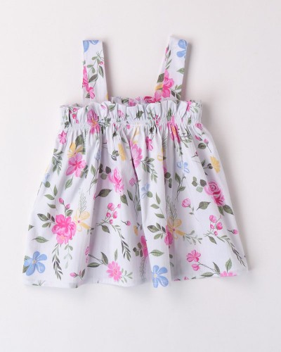 IDO Girls' floral shirt - 4.8765/00