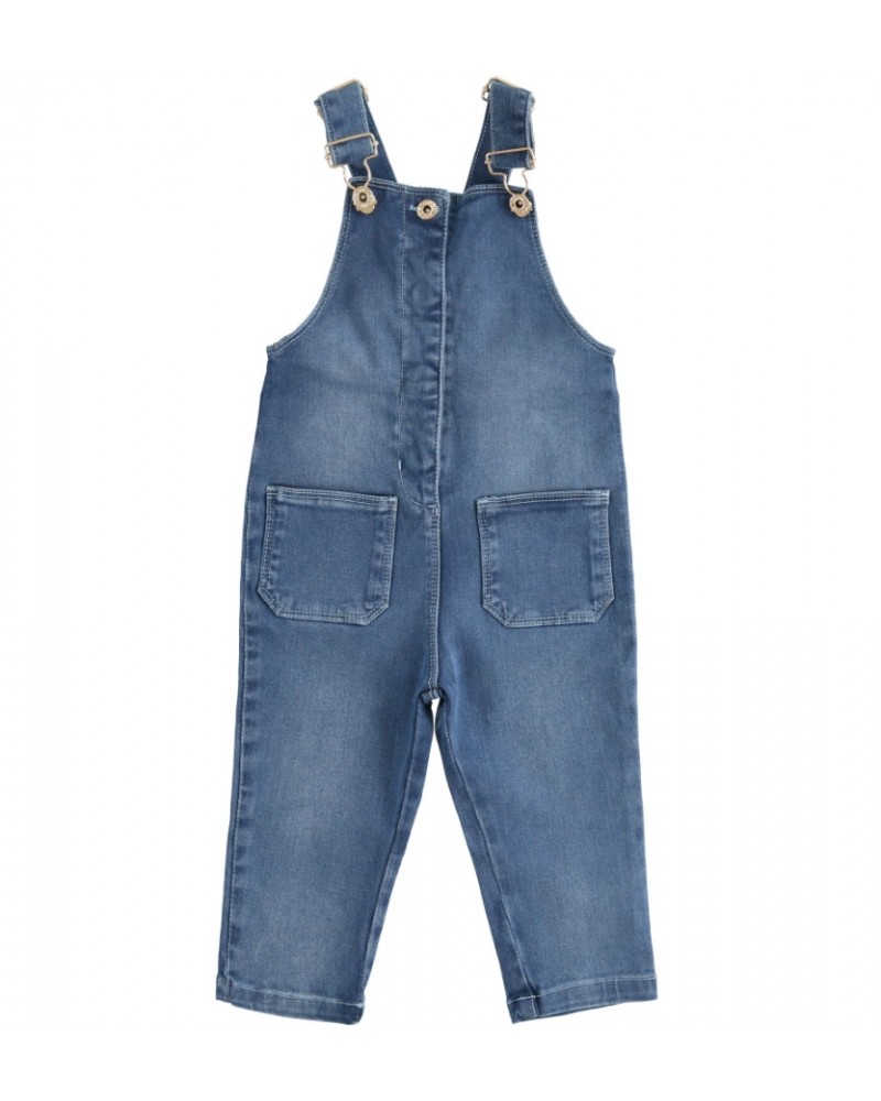 IDO LONG DENIM DUNGAREES - 4.3641/00