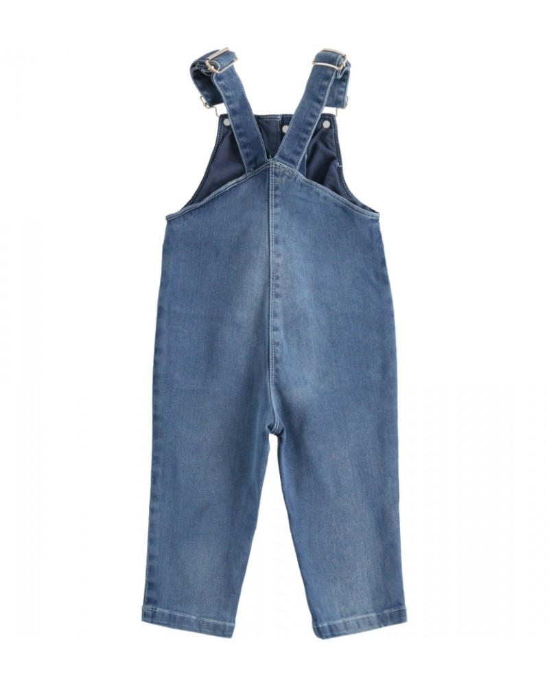 IDO LONG DENIM DUNGAREES - 4.3641/00