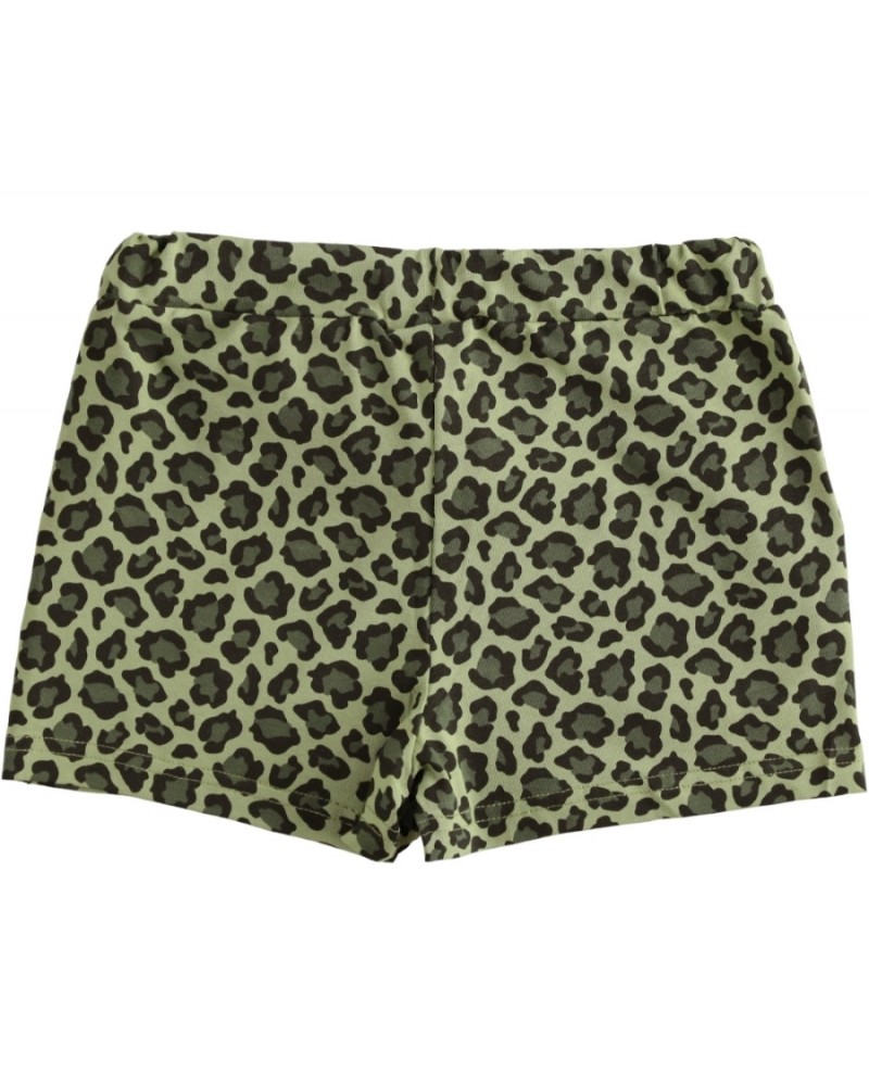 IDO Stretch jersey all over print girl's shorts - 4.4033/00