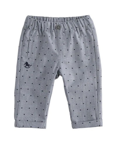 IDO Elegant long trousers with micro polka dots - 4.4090/00