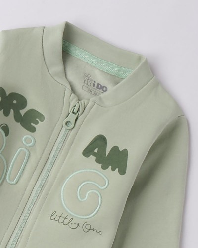 IDO OPEN LONG SLEEVE SWEATER WITH ZIP OR BUTTONS - 4.F046/00 IDO OPEN LONG SLEEVE SWEATER WITH ZIP OR BUTTONS - 4.F046/00