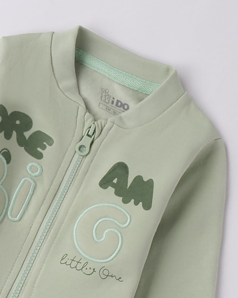 IDO OPEN LONG SLEEVE SWEATER WITH ZIP OR BUTTONS - 4.F046/00 IDO OPEN LONG SLEEVE SWEATER WITH ZIP OR BUTTONS - 4.F046/00