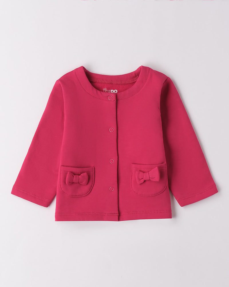 IDO OPEN LONG SLEEVE SWEATER WITH ZIP OR BUTTONS - 4.F081/00 IDO OPEN LONG SLEEVE SWEATER WITH ZIP OR BUTTONS - 4.F081/00