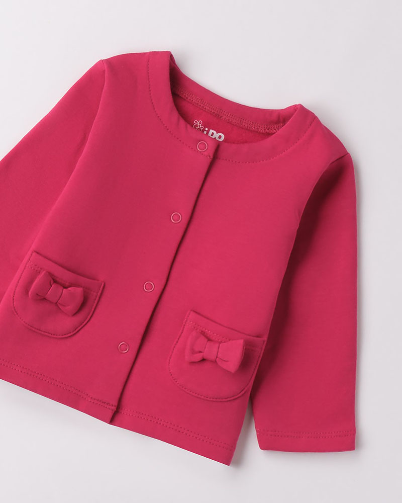 IDO OPEN LONG SLEEVE SWEATER WITH ZIP OR BUTTONS - 4.F081/00 IDO OPEN LONG SLEEVE SWEATER WITH ZIP OR BUTTONS - 4.F081/00