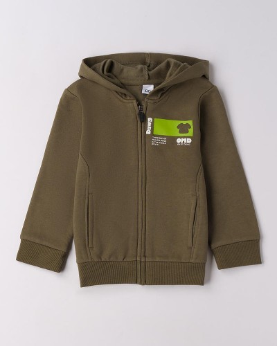 IDO OPEN LONG SLEEVE SWEATER WITH ZIP OR BUTTONS - 4.F834/00 IDO OPEN LONG SLEEVE SWEATER WITH ZIP OR BUTTONS - 4.F834/00