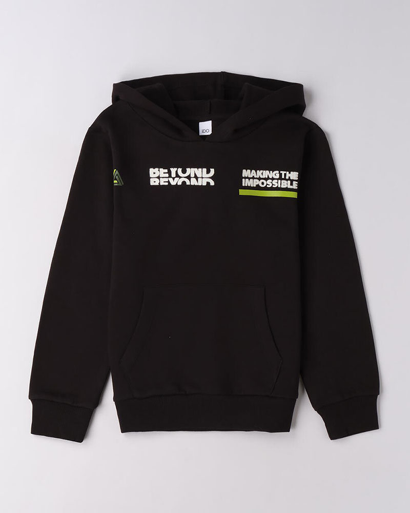 IDO CLOSED SWEATER WITH OR WITHOUT HOOD - 4.F827/00