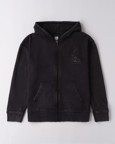 IDO OPEN LONG SLEEVE SWEATER WITH ZIP OR BUTTONS - 4.F411/00 IDO OPEN LONG SLEEVE SWEATER WITH ZIP OR BUTTONS - 4.F411/00