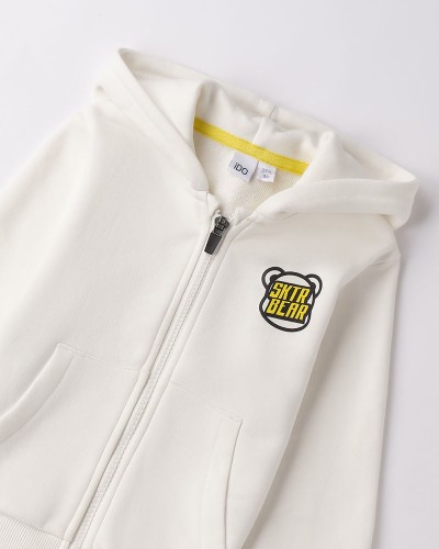 IDO OPEN LONG SLEEVE SWEATER WITH ZIP OR BUTTONS - 4.F239/00 IDO OPEN LONG SLEEVE SWEATER WITH ZIP OR BUTTONS - 4.F239/00