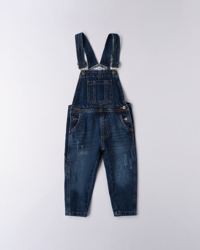 IDO LONG DENIM DUNGAREES - 4.F679/00