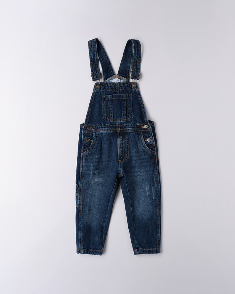 IDO LONG DENIM DUNGAREES - 4.F679/00