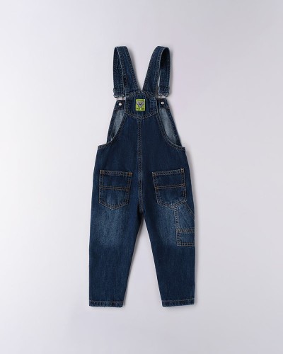 IDO LONG DENIM DUNGAREES - 4.F679/00
