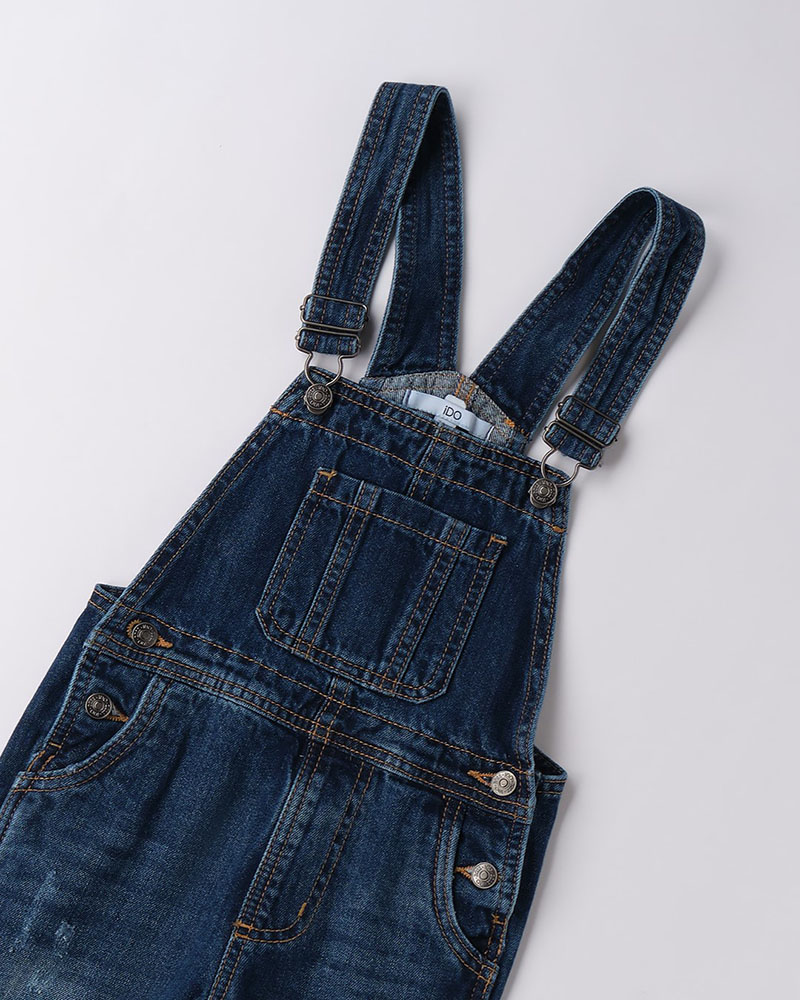 IDO LONG DENIM DUNGAREES - 4.F679/00