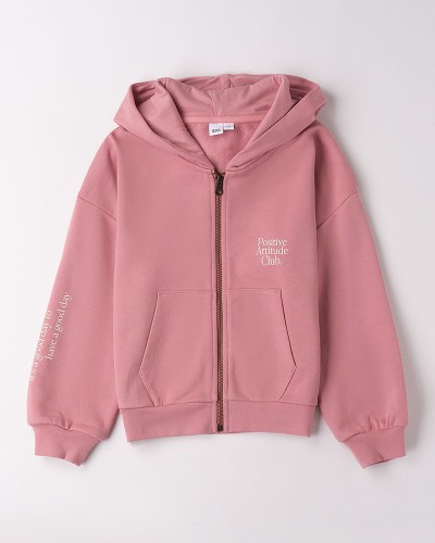IDO OPEN LONG SLEEVE SWEATER WITH ZIP OR BUTTONS - 4.F500/00 IDO OPEN LONG SLEEVE SWEATER WITH ZIP OR BUTTONS - 4.F500/00