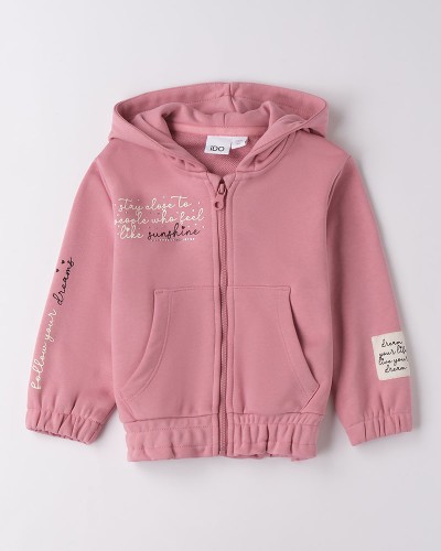 IDO OPEN LONG SLEEVE SWEATER WITH ZIP OR BUTTONS - 4.F296/00 IDO OPEN LONG SLEEVE SWEATER WITH ZIP OR BUTTONS - 4.F296/00