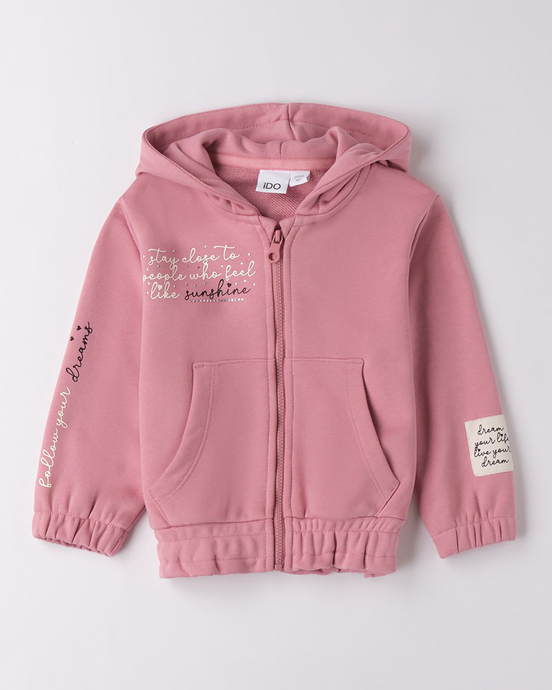 IDO OPEN LONG SLEEVE SWEATER WITH ZIP OR BUTTONS - 4.F296/00 IDO OPEN LONG SLEEVE SWEATER WITH ZIP OR BUTTONS - 4.F296/00
