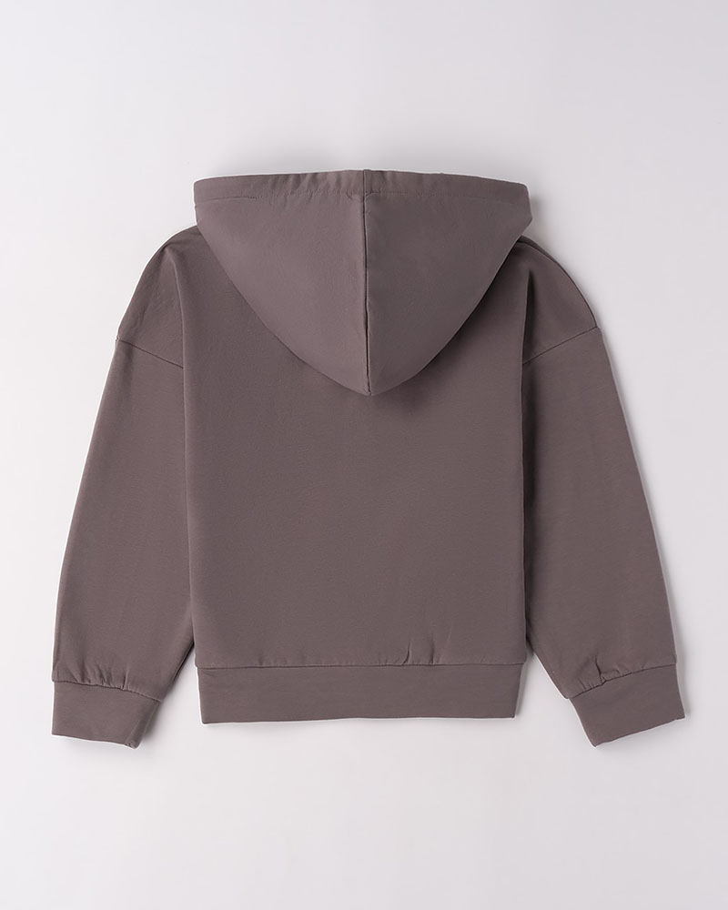 IDO OPEN LONG SLEEVE SWEATER WITH ZIP OR BUTTONS - 4.F884/00