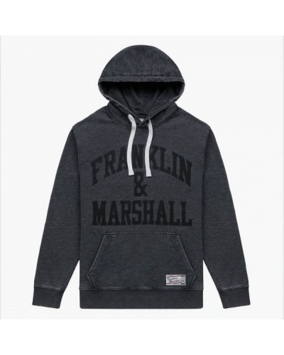 FRANKLIN MARSHALL F&M Sweatshirt  /  BURN OUT SUPER SOFT FLEECE - JM5158.000.2014G46