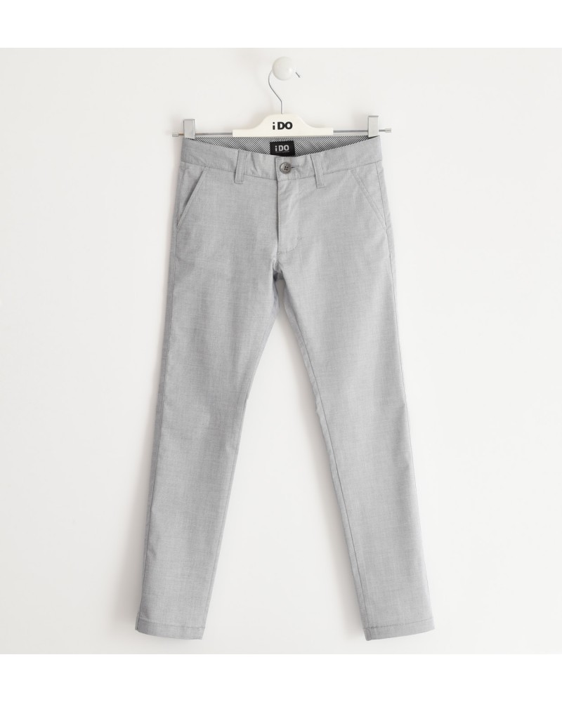 IDO LONG WOVEN TROUSERS - J421