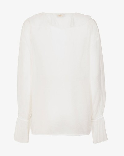 MARKUP  BLUSA IN MUSSOLA CON ROUCHES ΓΥΝΑΙΚΕΙΟ ΜΠΛΟΥΖΑ - MUPAPMW1610104000000