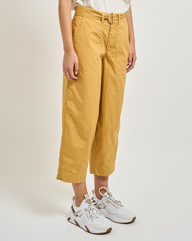 MARKUP PANTALONE STRAIGHT CON CINTURA IN TELA VELA ΠΑΝΤΕΛΟΝΙ ΓΥΝΑΙΚΕΙΟ - MUPAPMW1650112000000