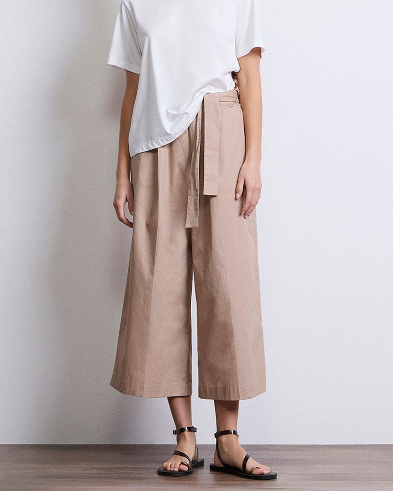 MARKUP  PANTALONE CROPPED GAMBA LARGA IN TELA VELA ΓΥΝΑΙΚΕΙΟ ΠΑΝΤΕΛΟΝΙ - MUPAPMW1650114000000