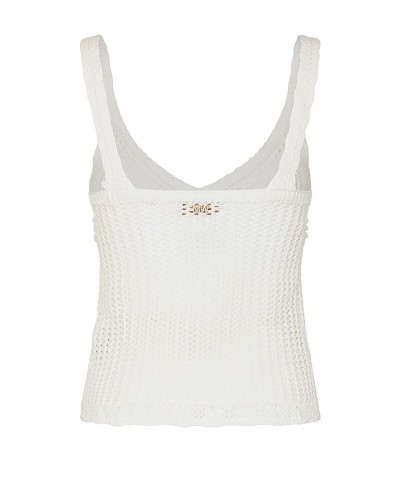 MARKUP  TOP F.7 IN CROCHET CON SCOLLO V ΓΥΝΑΙΚΕΙΟ ΠΛΕΚΤΟ - MUPAPMW1600007000000