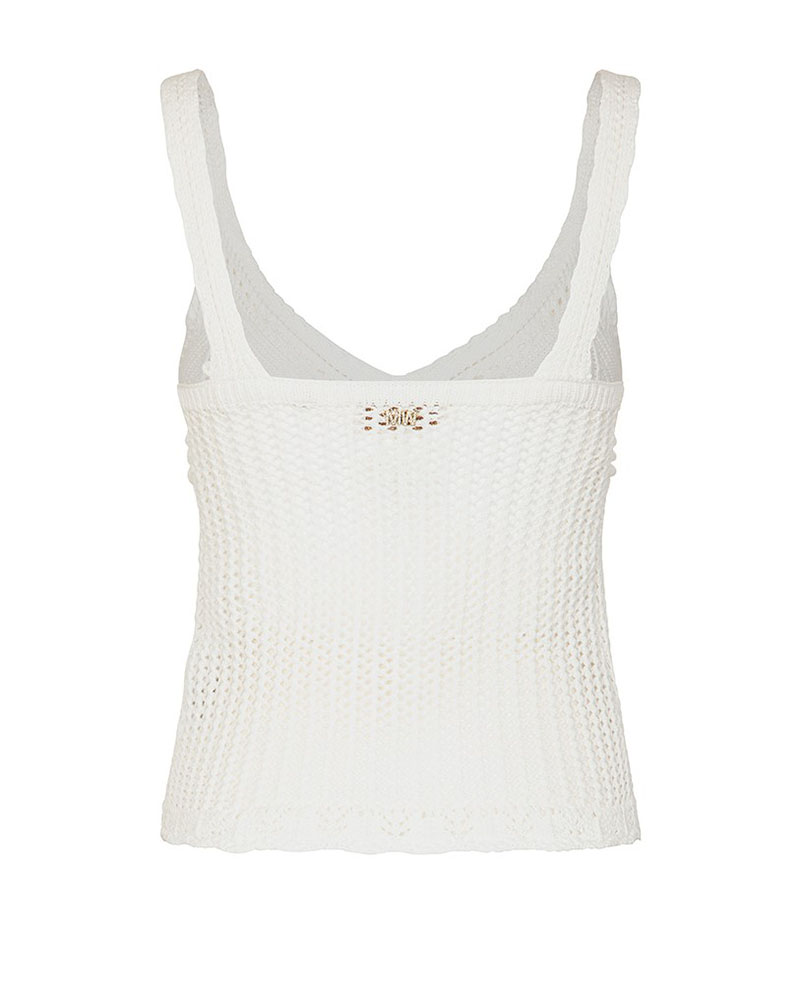 MARKUP  TOP F.7 IN CROCHET CON SCOLLO V ΓΥΝΑΙΚΕΙΟ ΠΛΕΚΤΟ - MUPAPMW1600007000000