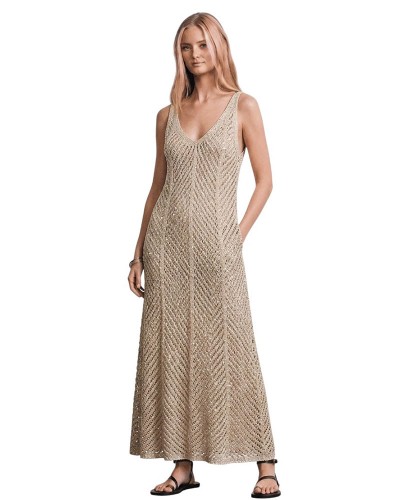 MARKUP ABITO LUNGO F.7 TRAFORATO LUREX CON PAILLETTES ΠΛΕΚΤΟ ΓΥΝΑΙΚΕΙΟ - MUPAPMW1600034000000