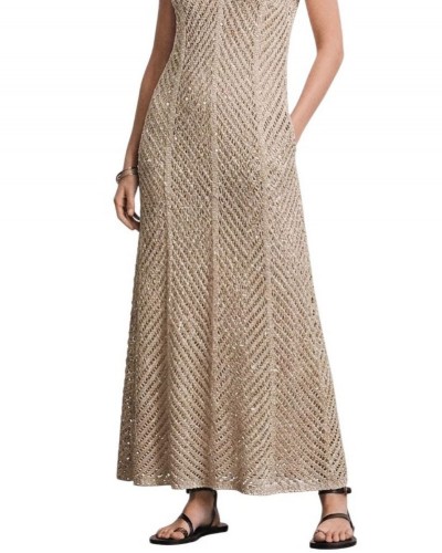 MARKUP ABITO LUNGO F.7 TRAFORATO LUREX CON PAILLETTES ΠΛΕΚΤΟ ΓΥΝΑΙΚΕΙΟ - MUPAPMW1600034000000