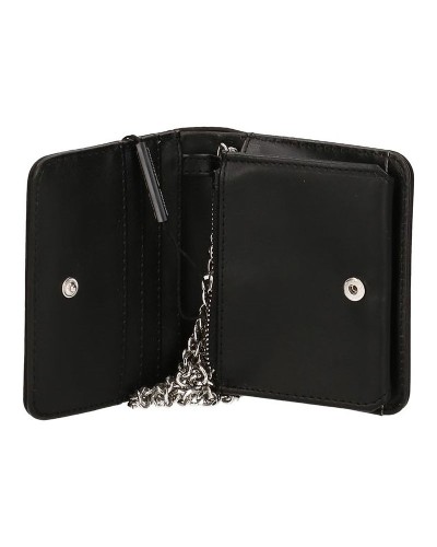 JUICY MIA SMALL FLAP WALLET WITH METAL CHAIN - BEJ1M7784WPO000 JUICY MIA SMALL FLAP WALLET WITH METAL CHAIN - BEJ1M7784WPO000