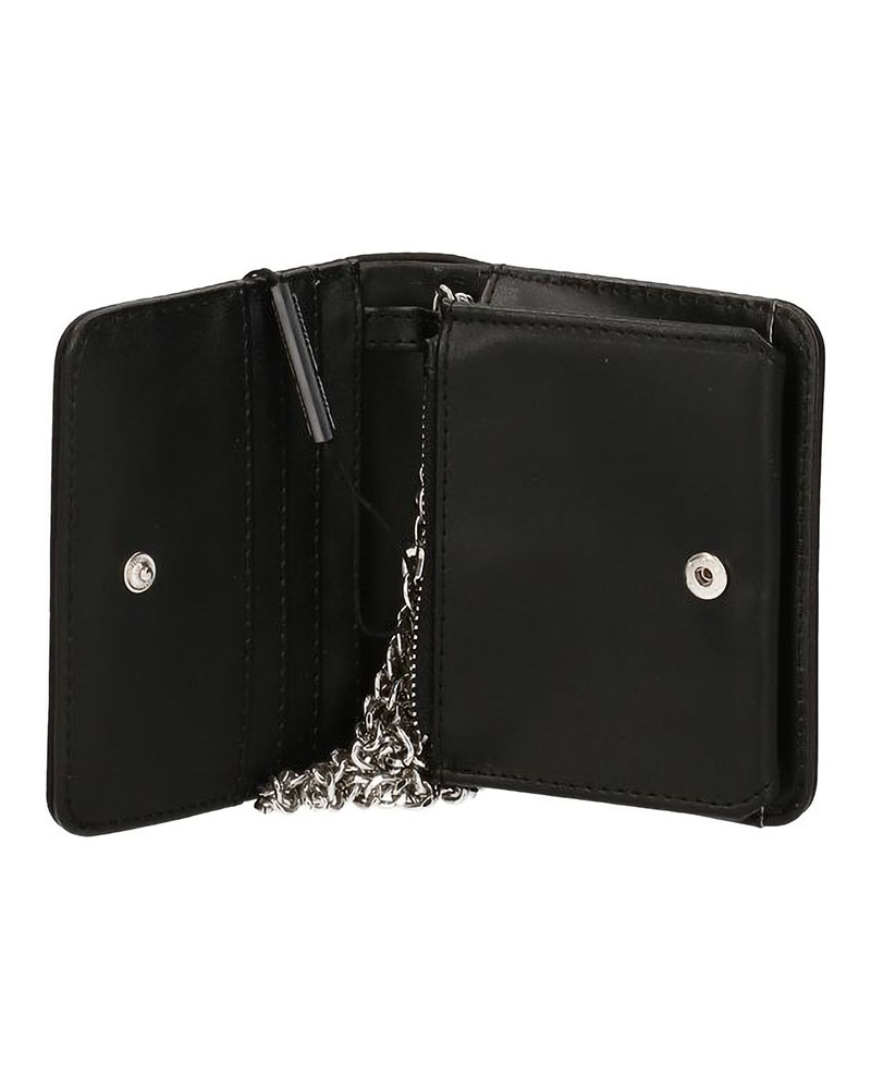 JUICY MIA SMALL FLAP WALLET WITH METAL CHAIN - BEJ1M7784WPO000 JUICY MIA SMALL FLAP WALLET WITH METAL CHAIN - BEJ1M7784WPO000